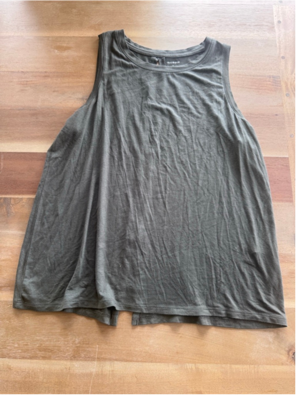 Halogen Women's Tank Top Large Green